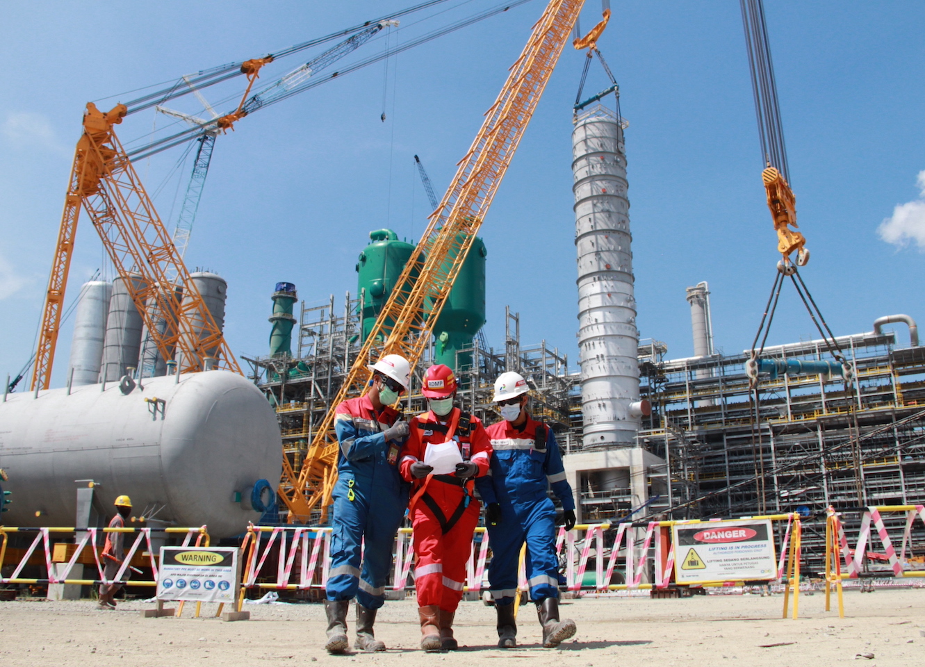 Balikpapan refinery operating area
